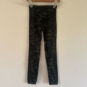SPANX Green Camo Leggings